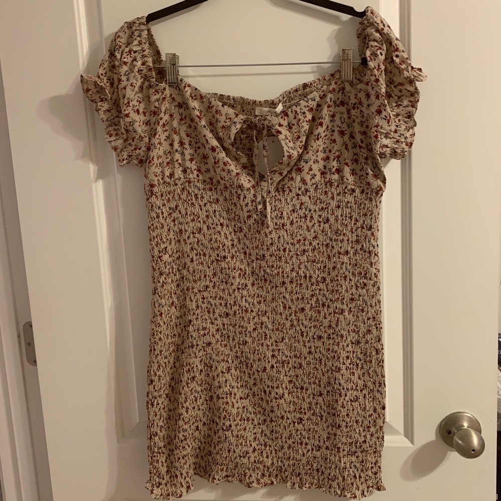 Short smocked dress
